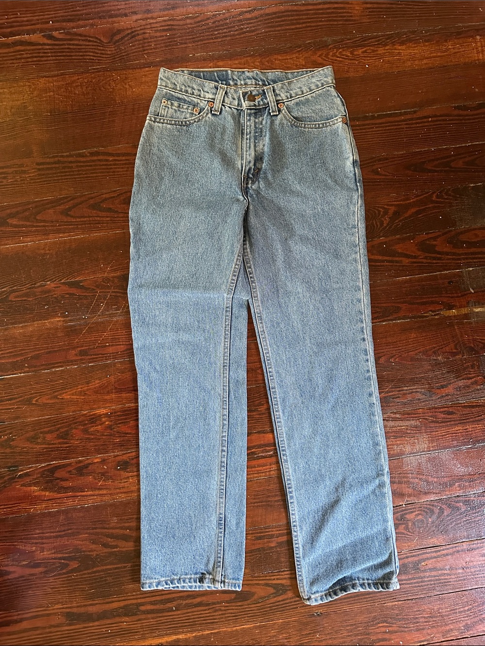 Vintage Levi's Light Blue Straight-Leg Women's Jeans